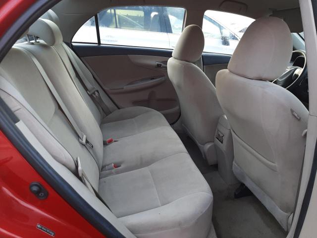 2T1BU4EE7BC536560 - 2011 TOYOTA COROLLA BASE RED photo 10