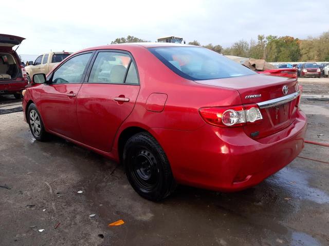 2T1BU4EE7BC536560 - 2011 TOYOTA COROLLA BASE RED photo 2