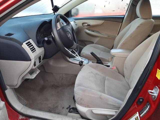 2T1BU4EE7BC536560 - 2011 TOYOTA COROLLA BASE RED photo 7