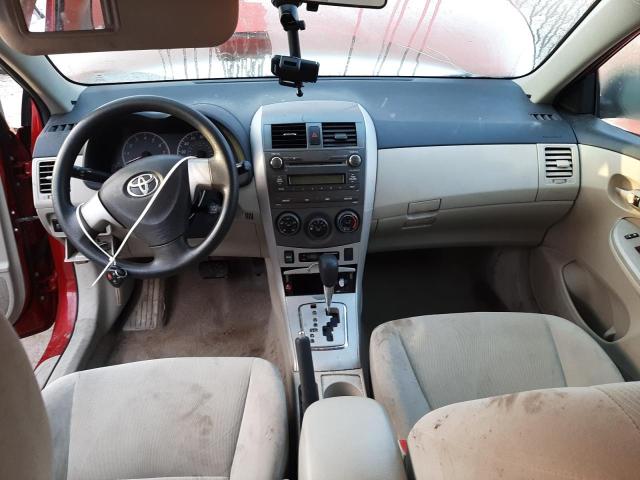 2T1BU4EE7BC536560 - 2011 TOYOTA COROLLA BASE RED photo 8