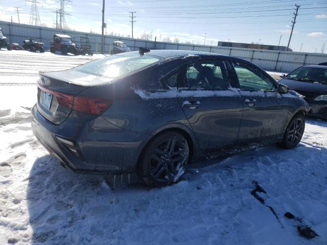 3KPF34AD0LE203525 - 2020 KIA FORTE GT LINE GRAY photo 3