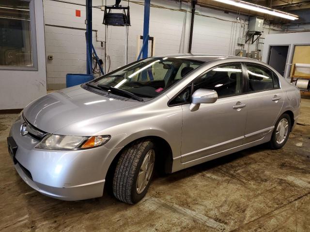 JHMFA36286S021160 - 2006 HONDA CIVIC HYBRID SILVER photo 1