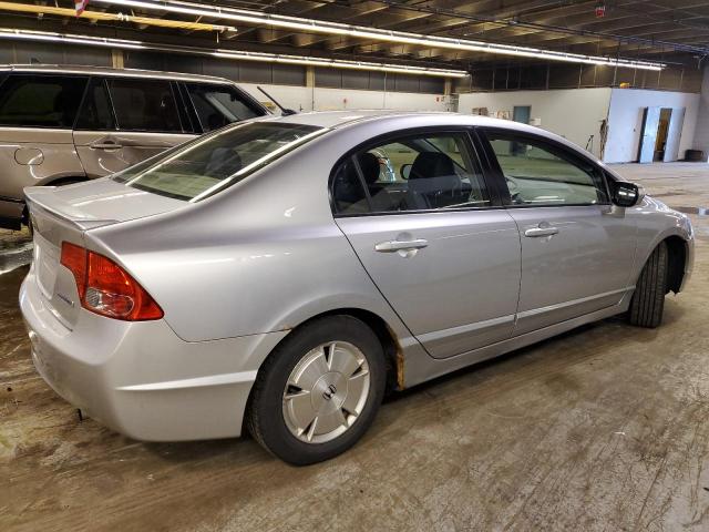 JHMFA36286S021160 - 2006 HONDA CIVIC HYBRID SILVER photo 3