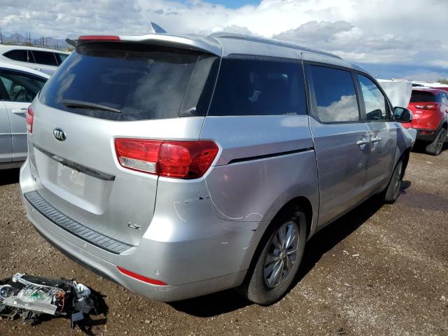 KNDMB5C17G6124884 - 2016 KIA SEDONA LX SILVER photo 3