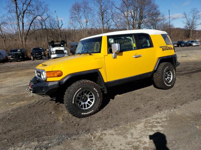 JTEBU11F18K009758 - 2008 TOYOTA FJ CRUISER YELLOW photo 1