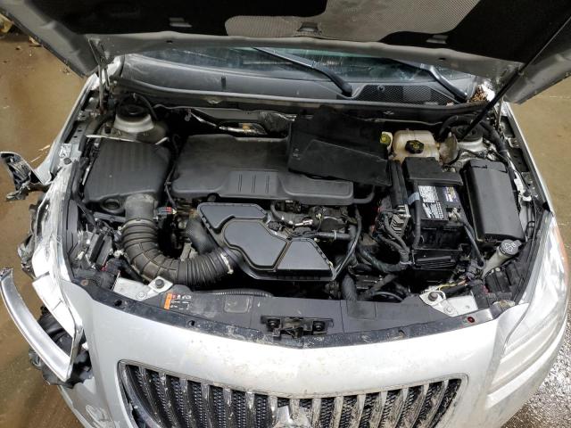 2G4GR5EK0C9159098 - 2012 BUICK REGAL 银色 照片 11