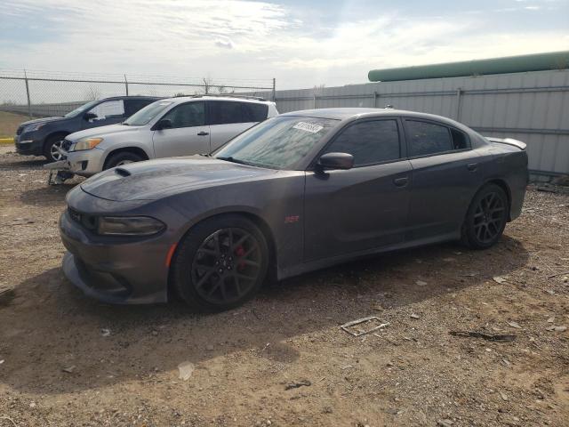 2C3CDXGJ7KH661827 - 2019 DODGE CHARGER SCAT PACK GRAY photo 1