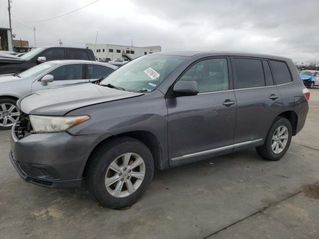 5TDBK3EH8CS130726 - 2012 TOYOTA HIGHLANDER BASE GRAY photo 1