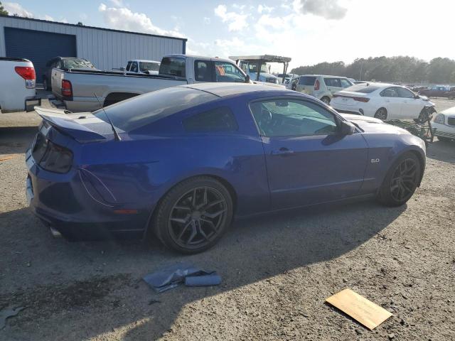 1ZVBP8CF0D5233143 - 2013 FORD MUSTANG GT BLUE photo 3