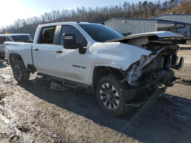 1GC4YME74MF178374 - 2021 CHEVROLET SILVERADO K2500 CUSTOM WHITE photo 4