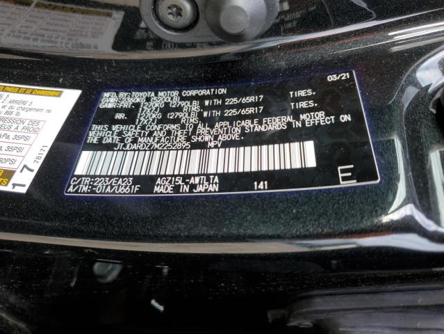 JTJDARDZ7M2252895 - 2021 LEXUS NX 300 BASE Qara foto 13