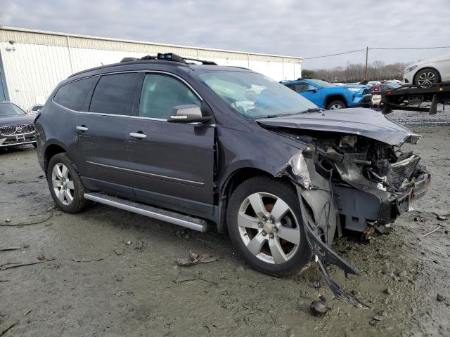 1GNKVLKD5DJ118919 - 2013 CHEVROLET TRAVERSE LTZ GRAY photo 4