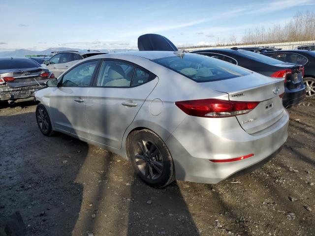 5NPD84LF2JH326436 - 2018 HYUNDAI ELANTRA SEL SILVER photo 2