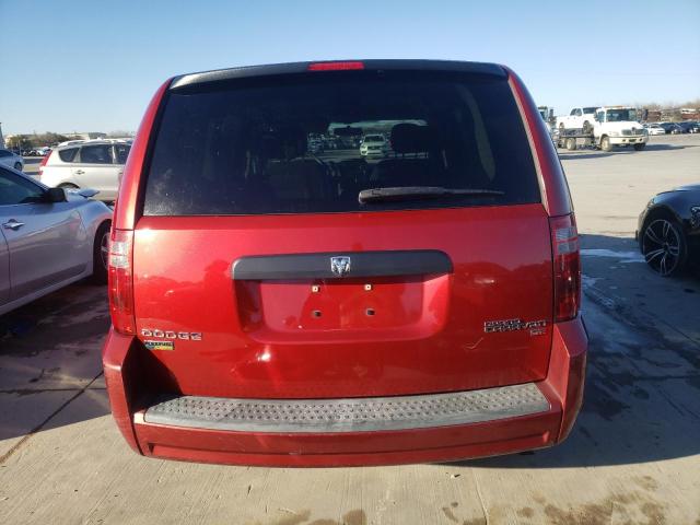 2D8HN44E89R510876 - 2009 DODGE GRAND CARA SE RED photo 6