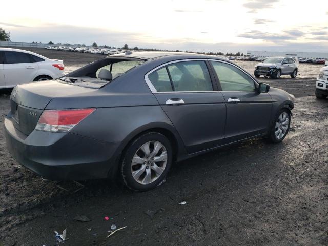 1HGCP3F88AA013924 - 2010 HONDA ACCORD EXL GRAY photo 3