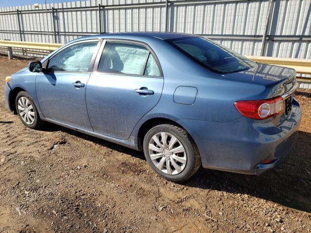 5YFBU4EE0DP121860 - 2013 TOYOTA COROLLA LE BASE BLUE photo 2