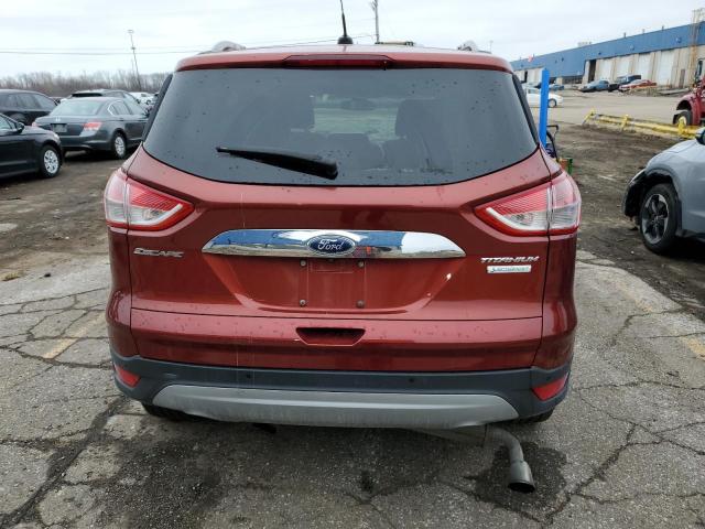 1FMCU0J92EUD16431 - 2014 FORD ESCAPE TITANIUM RED photo 6