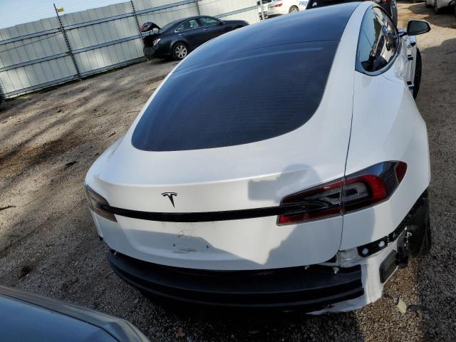 5YJSA1E55MF429285 - 2021 TESLA MODEL S Սպիտակ լուսանկար 6