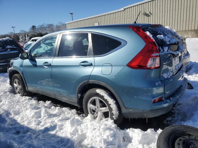 2HKRM4H50GH661561 - 2016 HONDA CR-V EX TURQUOISE photo 2