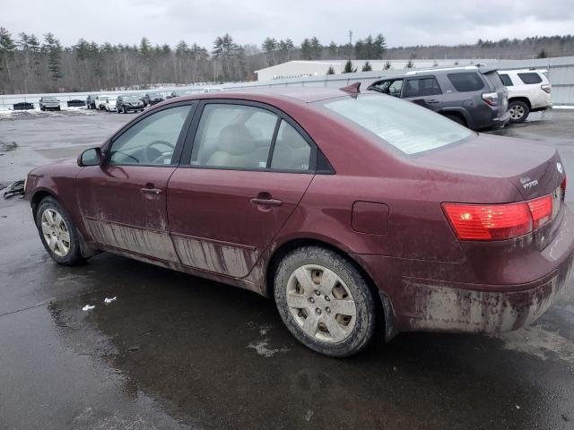 5NPET46C29H523087 - 2009 HYUNDAI SONATA GLS MAROON photo 2