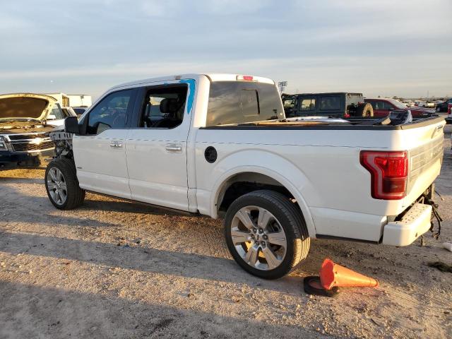 1FTEW1EG8GFD20559 - 2016 FORD F150 SUPERCREW WHITE photo 2