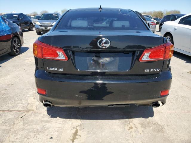 JTHBK262195097697 - 2009 LEXUS IS 250 BLACK photo 6