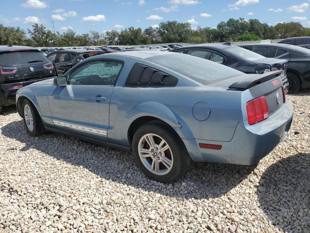 1ZVFT80N655125345 - 2005 FORD MUSTANG BLUE photo 3