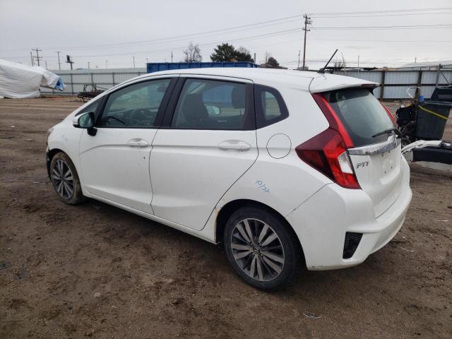 3HGGK5H89FM750438 - 2015 HONDA FIT EX WHITE photo 2