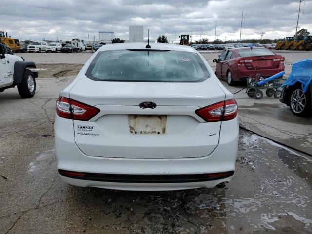 3FA6P0H75ER259359 - 2014 FORD FUSION SE WHITE photo 6