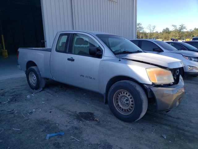 1N6BA06A08N331730 - 2008 NISSAN TITAN XE SILVER photo 4