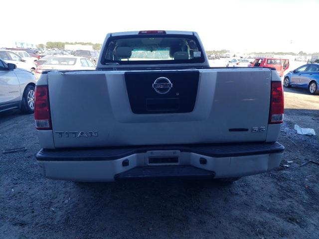 1N6BA06A08N331730 - 2008 NISSAN TITAN XE SILVER photo 6