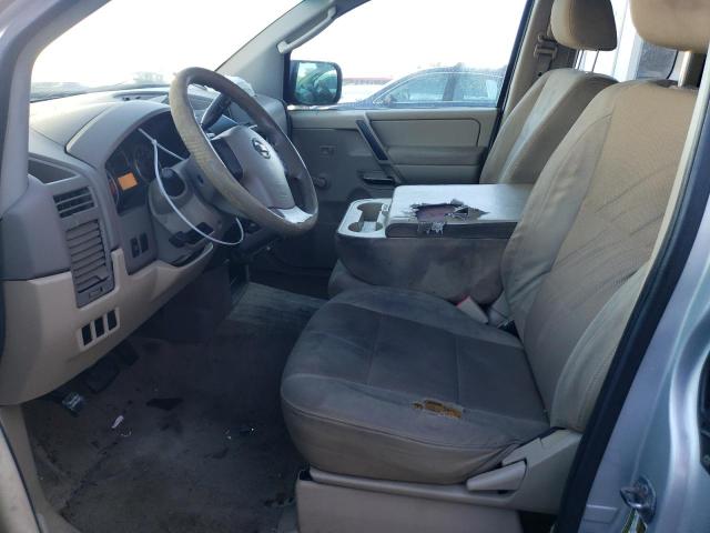 1N6BA06A08N331730 - 2008 NISSAN TITAN XE SILVER photo 7