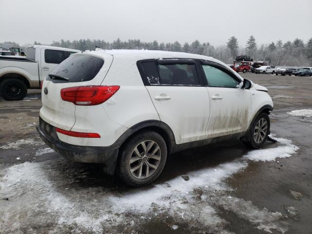 KNDPBCAC0F7772694 - 2015 KIA SPORTAGE LX WHITE photo 3