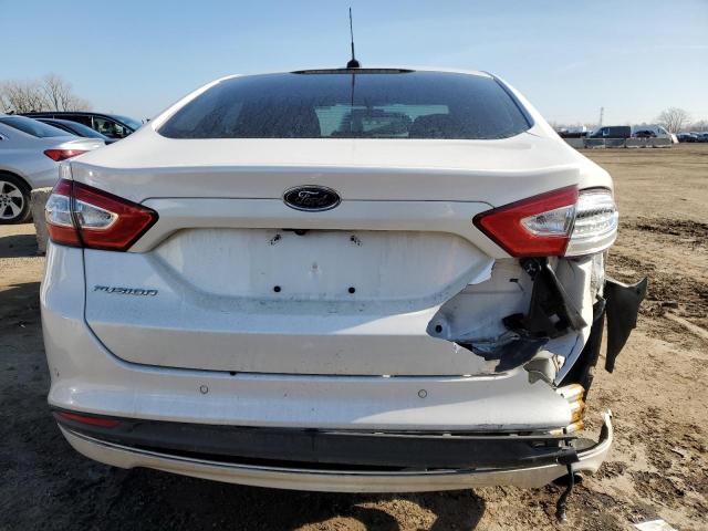 3FA6P0LU1GR403523 - 2016 FORD FUSION SE HYBRID WHITE photo 6