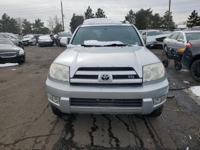 JTEBT17R940033042 - 2004 TOYOTA 4RUNNER LIMITED SILVER photo 5