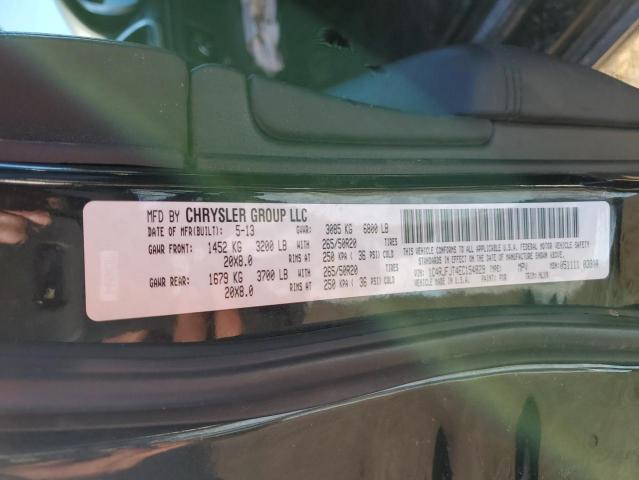 1C4RJFJT4EC154829 - 2014 JEEP GRAND CHER SUMMIT შავი ფოტო 12