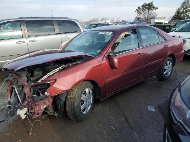 4T1BE30K55U100314 - 2005 TOYOTA CAMRY LE RED photo 1