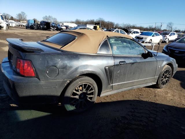 1FAFP44473F421344 - 2003 FORD MUSTANG BLACK photo 3