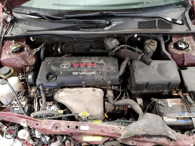 4T1BE30K85U093827 - 2005 TOYOTA CAMRY LE RED photo 11