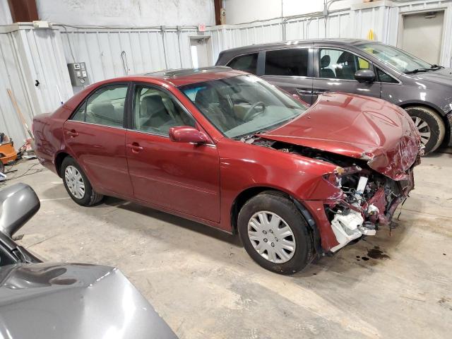 4T1BE30K85U093827 - 2005 TOYOTA CAMRY LE RED photo 4