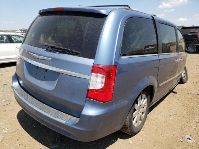 2C4RC1CG3CR169713 - 2012 CHRYSLER TOWN & COU TOURING L BLUE photo 4