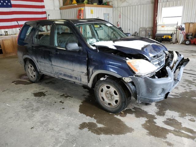 JHLRD78586C031673 - 2006 HONDA CR-V LX BLUE photo 4