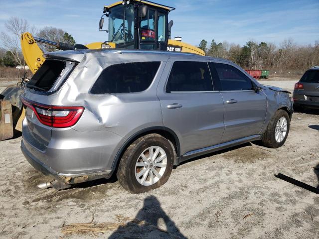 1C4RDJAG3KC652089 - 2019 DODGE DURANGO SXT SILVER photo 3