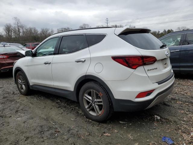 5XYZUDLBXHG484572 - 2017 HYUNDAI SANTA FE S WHITE photo 2