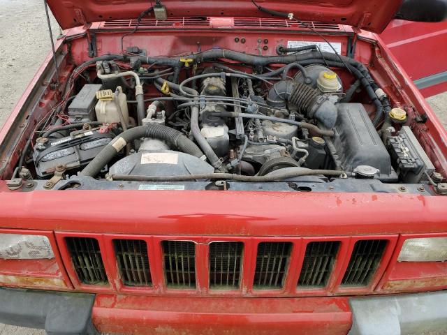 1J4FT67S2XL670583 - 1999 JEEP CHEROKEE SPORT RED photo 11