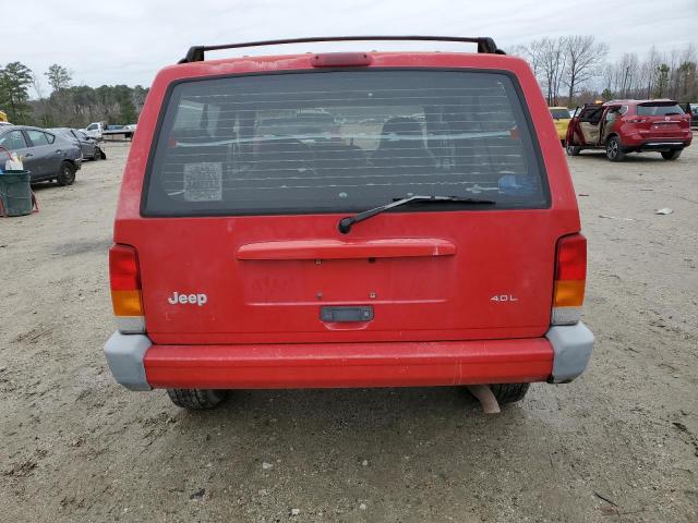 1J4FT67S2XL670583 - 1999 JEEP CHEROKEE SPORT RED photo 6