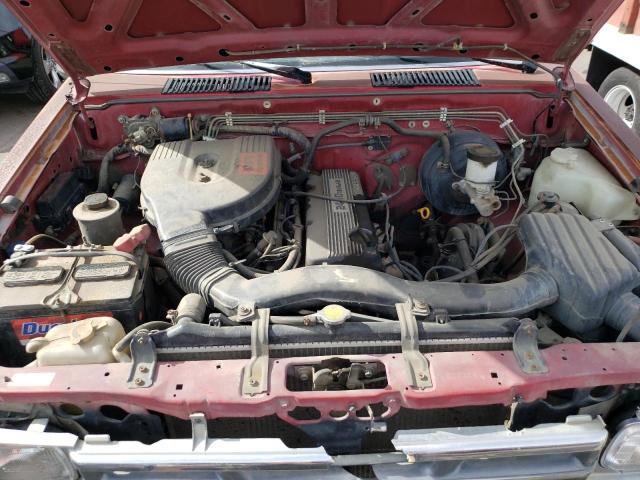 1N6SD16Y6MC328394 - 1991 NISSAN TRUCK KING CAB RED photo 11