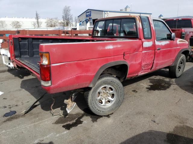 1N6SD16Y6MC328394 - 1991 NISSAN TRUCK KING CAB RED photo 3