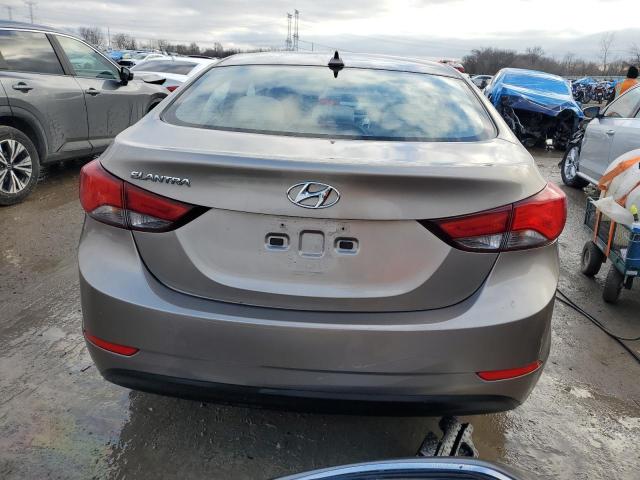 5NPDH4AE8GH768348 - 2016 HYUNDAI ELANTRA SE TAN photo 6