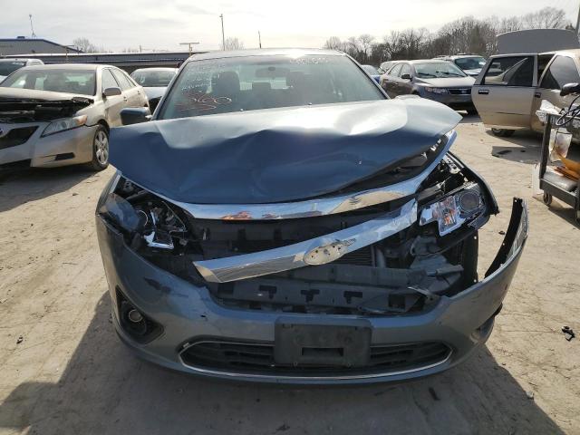 3FAHP0HA4CR447789 - 2012 FORD FUSION SE BLUE photo 5